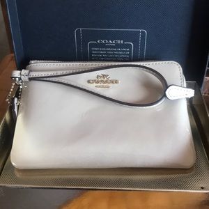 Coach nude wristlet